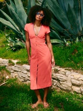 Free People ‘New in Town’ Midi Dress Size L